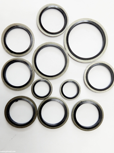Cylinder Use Industrial Rubber+Metal Bonded Seals Washer 